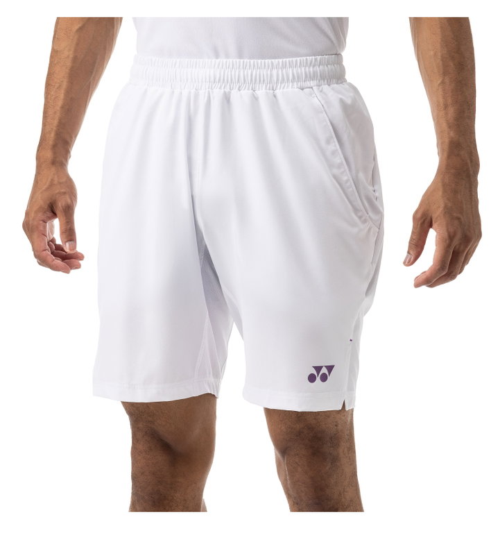 Yonex Tennishose Short Wimbledon 2024 kurz weiss Herren
